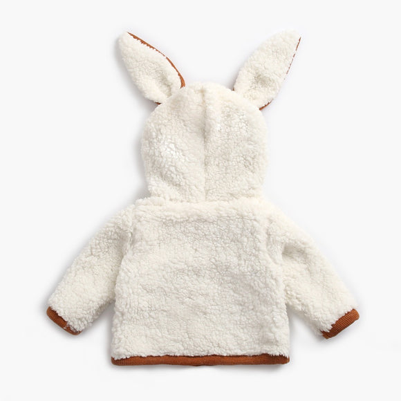 Chaqueta Acolchada Infantil Diseño Conejo para Otoño e Invierno
