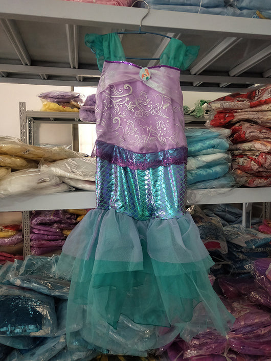 Vestido Sirena Princesa para Fiesta de Cumpleaños y Presentaciones - Image 10