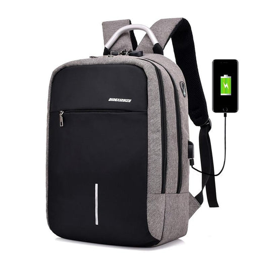 Mochila Antirrobo con Carga USB para Hombres