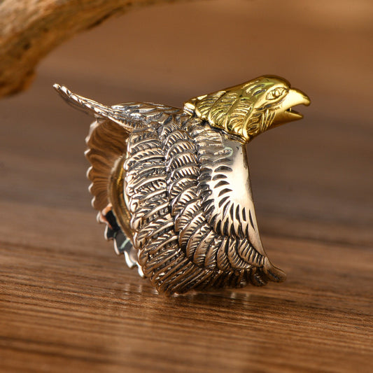 Anillo de Águila Dominante Retro - Estilo Hipster Personalidad Fuerte