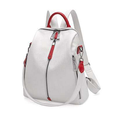 Mochila de Cuero Suave Antirrobo con Estilo Aventurero - Image 4