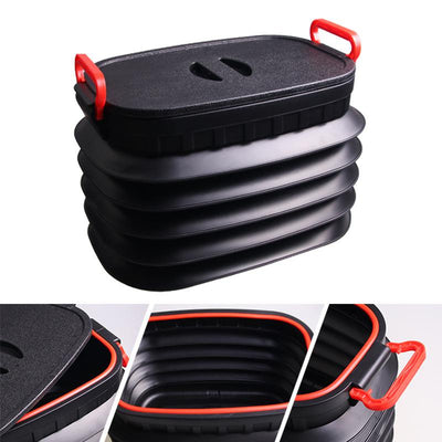 Cubo de Basura Plegable 18L con Almacenamiento Telescópico - Image 4