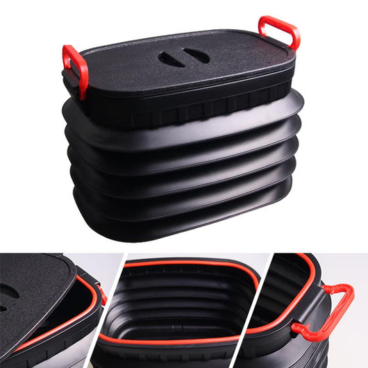 Cubo de Basura Plegable 18L con Almacenamiento Telescópico - Image 4