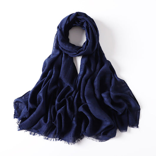 Pañuelo Hijab Premium Tie-Dye Degradado con Estampado Arrugado - Image 13