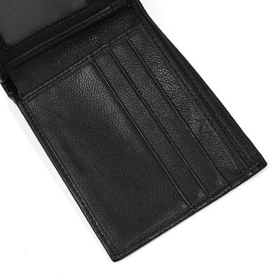 Billetera de Cuero Grabada Crazy Horse para Hombre - Image 3