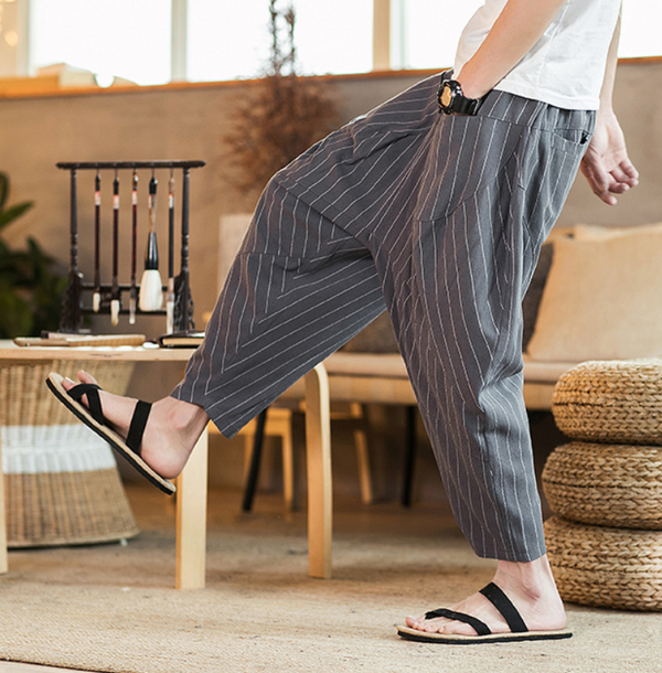 Pantalones Sueltos Japoneses para Hombre