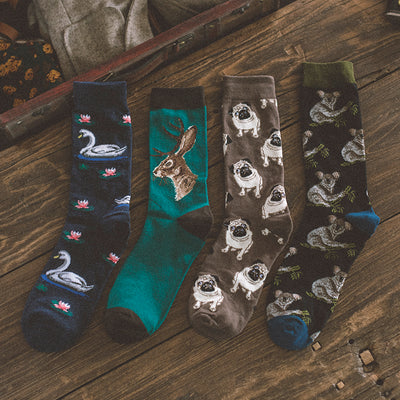 Calcetines Retro Británicos Premium - Caja de Regalo Creativa para Hombre - Image 5