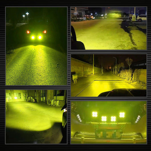 Faro LED Cuadrado Todoterreno para Camioneta y Auto - Image 3