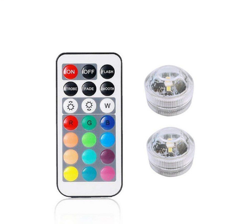 Luz LED Sumergible con Control Remoto - 5 Colores Ajustables - Image 8