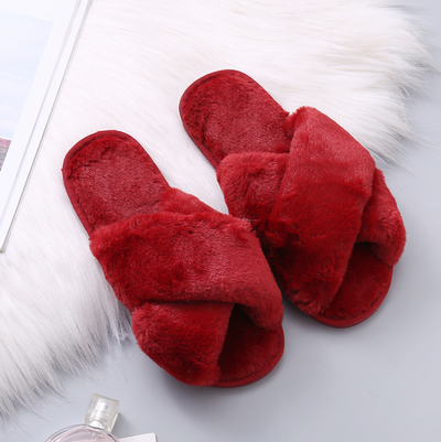 Pantuflas Invierno Mujer con Pelaje Sintético - Cómodas y Cálidas Tallas Grandes - Image 6