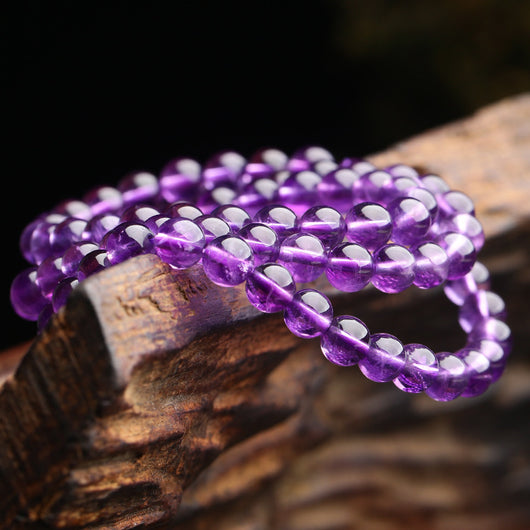 Pulsera de Amatista Uruguaya Tres Anillos - Image 5