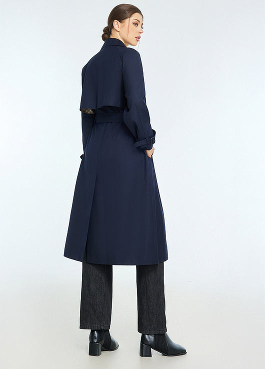 Abrigo Trench Elegante Talla Petite para Otoño e Invierno - Image 10