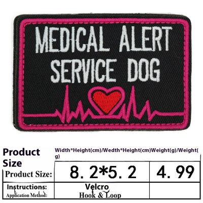 Accesorios para Perros con Bordado y Velcro - Pegatinas Decorativas Personalizables - Image 15