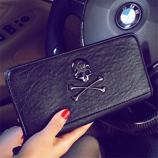 Billetera Blanda para Mujer con Diseño Calavera - Image 5