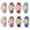 Reloj Pulsera de Cristal Geneva para Mujer - Acero Inoxidable Cuarzo