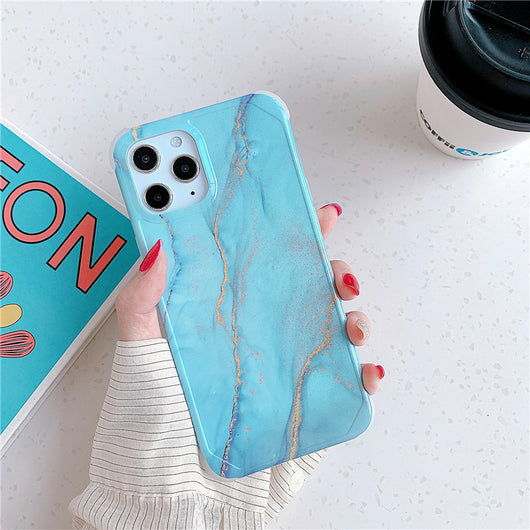 Funda de Mármol Dorado con Protección de Cuatro Esquinas - Image 37