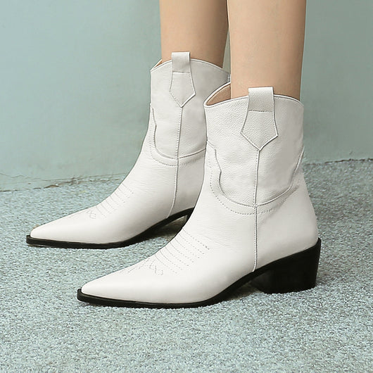 Botas de Tacón Alto con Punta Afilada - Image 5