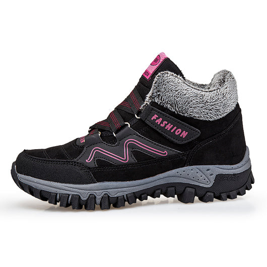 Zapatos de Algodón para Mujer con Forro de Terciopelo Cálido para la Nieve - Image 4