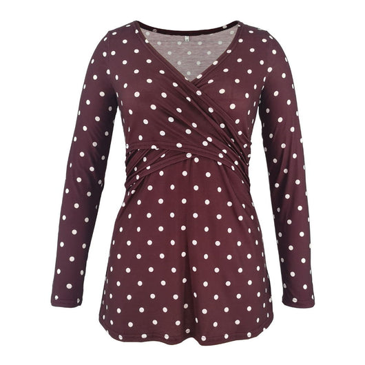Blusa Escote Profundo con Estampado y Mangas Largas - Image 18