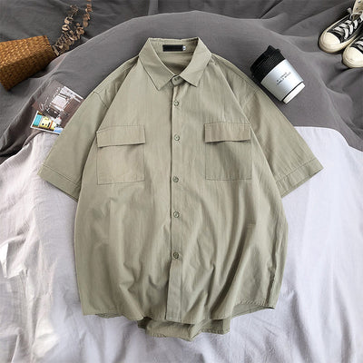 Camisa de Manga Corta con Detalles de Herramientas para Hombre - Image 23