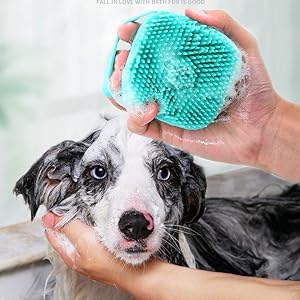 Cepillo de Baño para Mascotas con Dispensador de Jabón - Cerdas de Silicona Suave - Image 19
