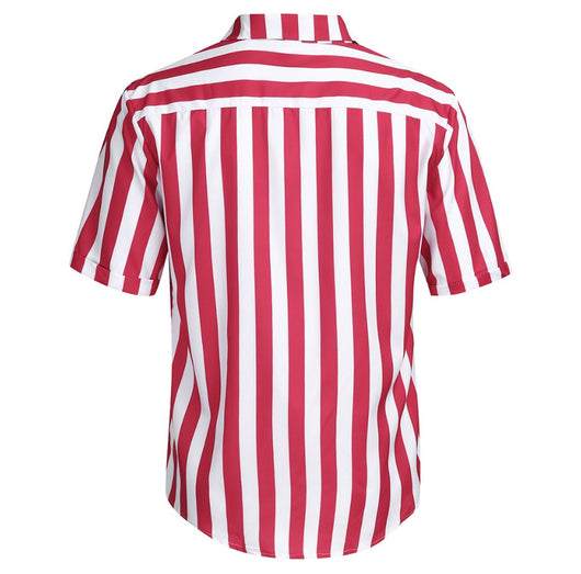 Camisa Casual de Rayas para Hombre - Manga Corta - Image 8