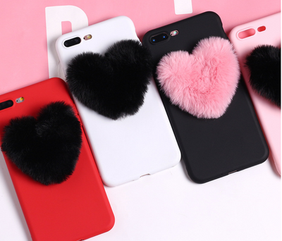 Funda para Celular 3D Corazones Peludos Adorables - Image 8