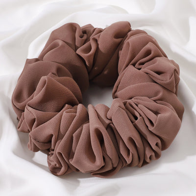 Coletero de Chifón Perla con Flor para el Cabello en Color Puro - Image 17