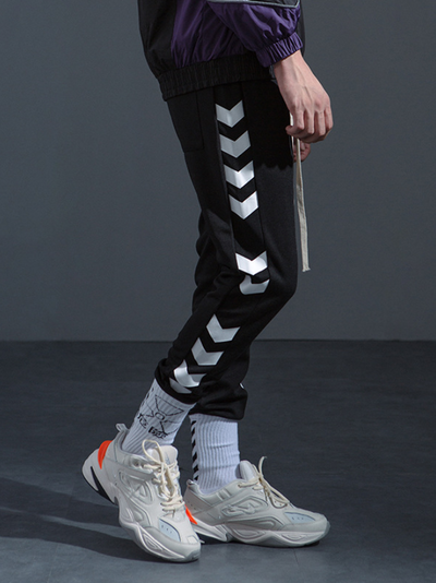 Pantalón de Chándal Hombre Otoño Tendencia Urbana Retro Corte Recto Casual - Image 4