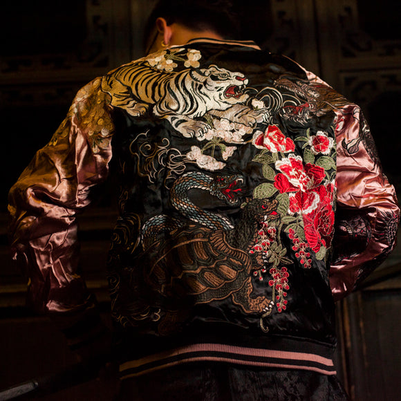 Chaqueta Bordada Elegante
