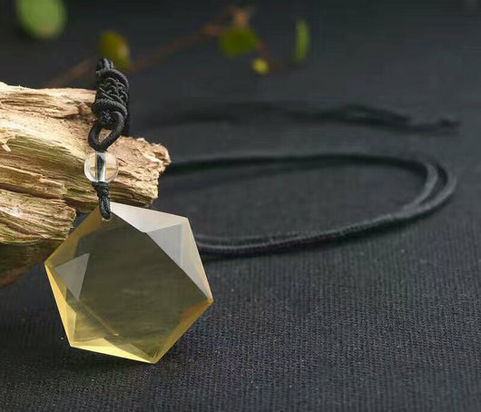 Colgante Hexagrama de Citrina Natural - Image 2