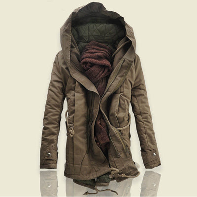 Chamarra Hoodie Suelta Gruesa de Largo Medio - Estilo Europeo y Americano - Image 14