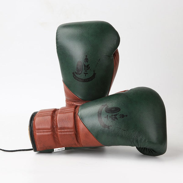 Guantes de Boxeo Artesanales de Cuero Teñido a Mano