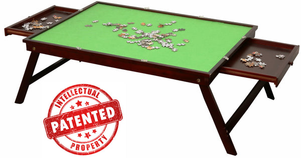 Mesa Plegable para Puzzles de 1000 Piezas con Almacenamiento y Tapete