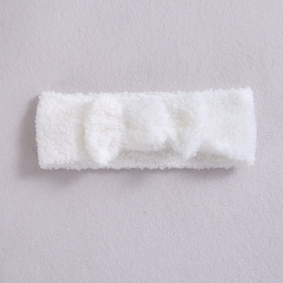 Diadema Elástica para Bebé con Moño - Fleece Suave - Image 17
