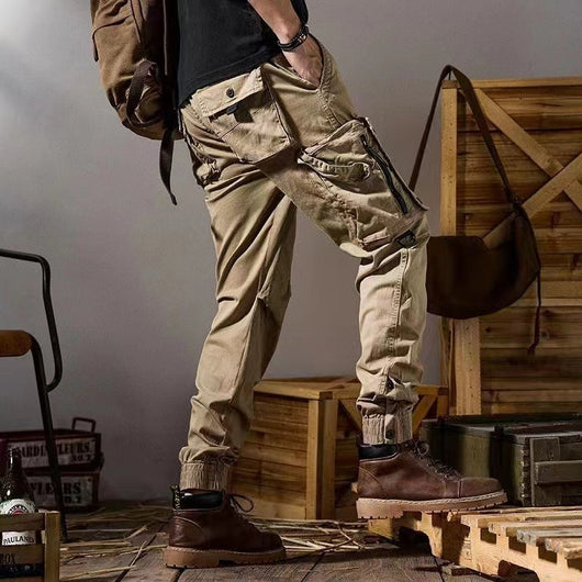 Pantalones Tácticos de Trabajo para Hombre - Corte Recto y Funcional - Image 3