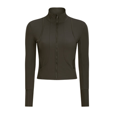 Chaqueta Deportiva para Yoga con Cuello Alto y Manga Larga - Image 27