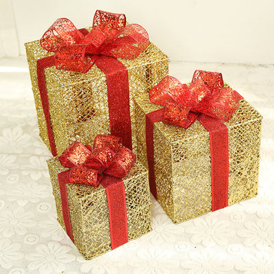 Juego de 3 Cajas de Regalo Hierro Forjado Navideño - Image 22
