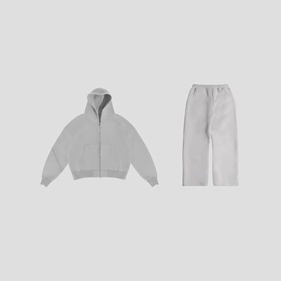 Conjunto Deportivo Retro: Sudadera y Pantalón de Algodón - Image 4