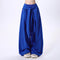 Pantalones Casuales Retro con Cordones y Diseño Clásico de Color Sólido