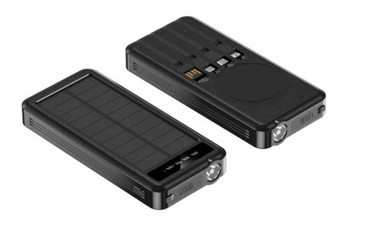 Cargador Solar Portátil Resistente al Agua con Cable - Image 6