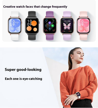 Reloj Inteligente con Monitor Cardíaco, Podómetro y Llamadas Bluetooth - Image 24