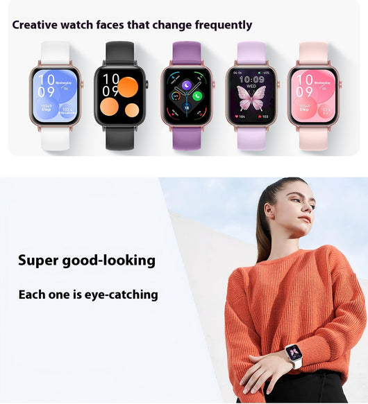 Reloj Inteligente con Monitor Cardíaco, Podómetro y Llamadas Bluetooth - Image 24