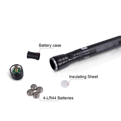 Linterna LED Telescópica Magnética de Aluminio para Trabajo - Image 12