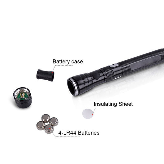 Linterna LED Telescópica Magnética de Aluminio para Trabajo - Image 12