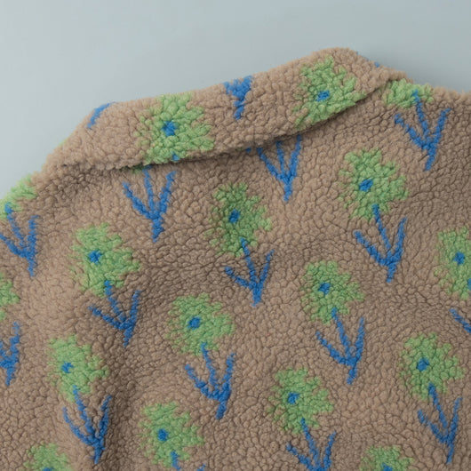 Sudadera con Capucha y Cierre Medio de Felpa Jacquard - Image 10