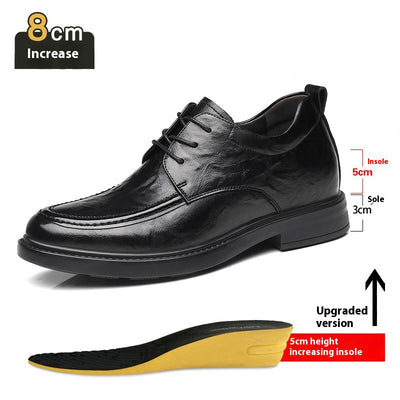 Zapatos de Cuero Slip-On Elevados para Negocios Casuales - Image 9