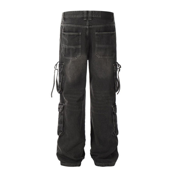 Pantalón Hombre Corte Amplio con Bolsillos Funcionales Dimensionales