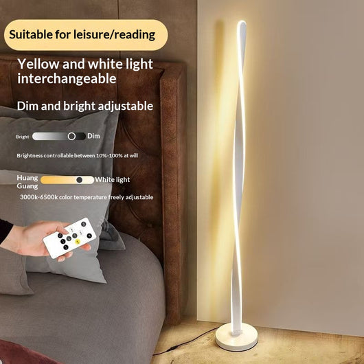 Lámpara de Piso Moderna Elegante con Luz de Mesita - Image 16