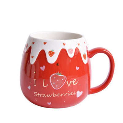 Taza de Cerámica Kawaii con Tapa y Cuchara - Image 15